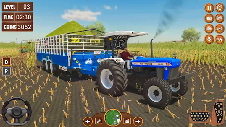Indian Tractor Game 3d Tractor screenshot