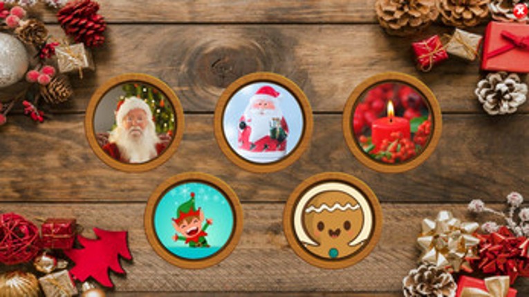 All Christmas Pairs Memory Game screenshot