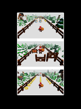 Winter Games : Santa jumping game screenshot