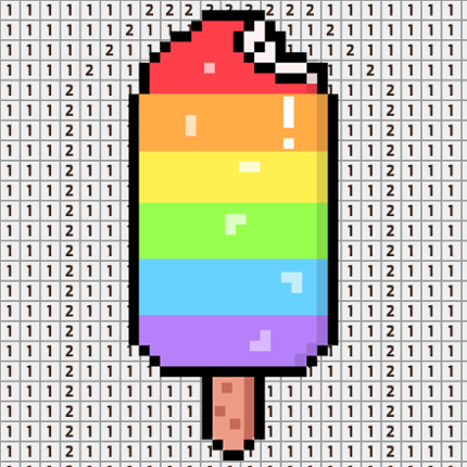 Pixel Paint: Color By Number Image