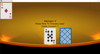 High Low Card Game Image