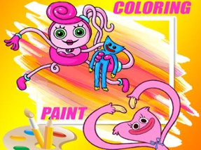 Huggy Wuggy Coloring Image