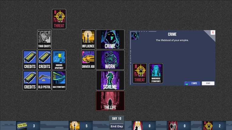 MafiaPunk: A Card Sim Image