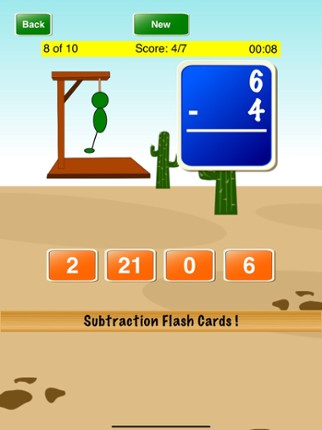 Subtraction Flash Cards ! Image