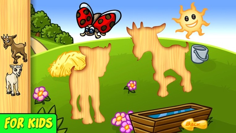 Baby Animals - Wooden Preschool Puzzle for Kids Image