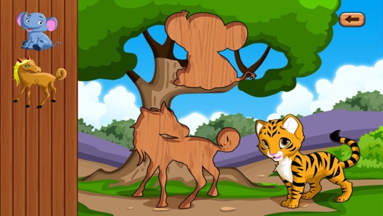 Baby Games &amp; Animal jigsaw cat puzzles for toddler screenshot
