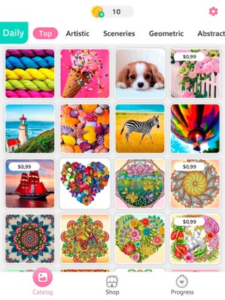 Cross Stitch: Color by Letters screenshot