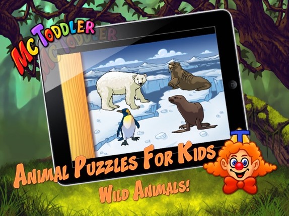 Free Wild Animal Puzzles for Kids and Toddlers Image