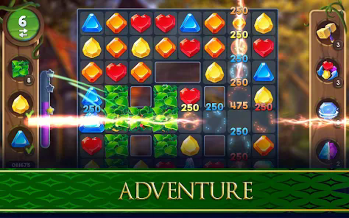 Avalon Jewels Match-3 screenshot