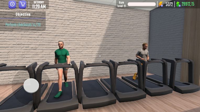 Gym Simulator 3D Fitness Store screenshot