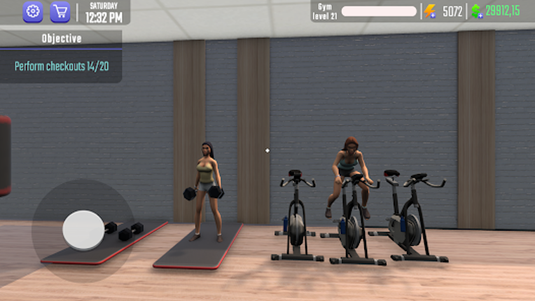 Gym Simulator 3D Fitness Store screenshot