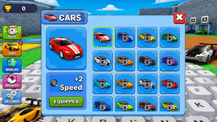 Obby Supercar Race Keyboard Image