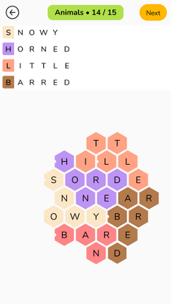 Honeycomb: Word Puzzle screenshot