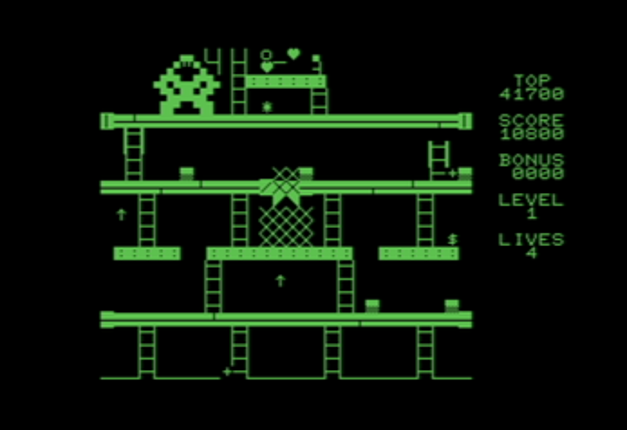 PETSCII Kong screenshot
