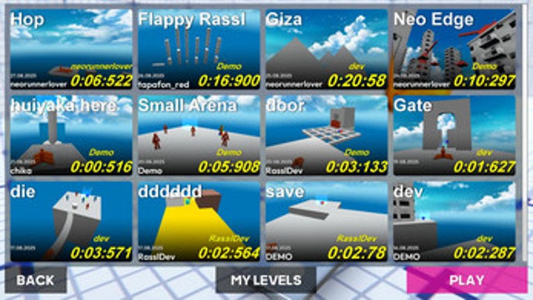 RUN//ZERO: CALIBRATION screenshot