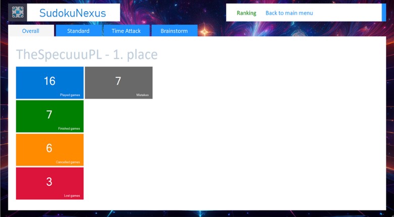 SudokuNexus screenshot