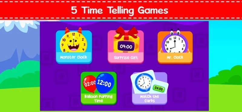 Telling Time For Kids + Clock screenshot