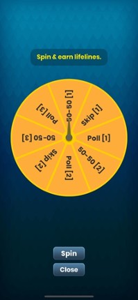 Trivia Quiz Multiple Lifelines screenshot