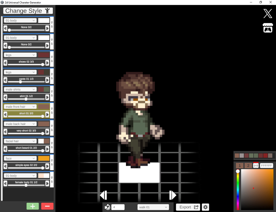 Games like Universal 2d Charater Creator