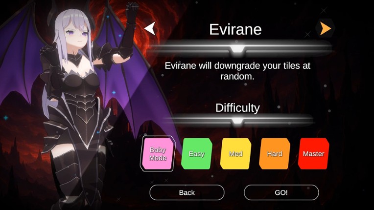 Battle Puzzle 2048 - Queens of the Abyss screenshot