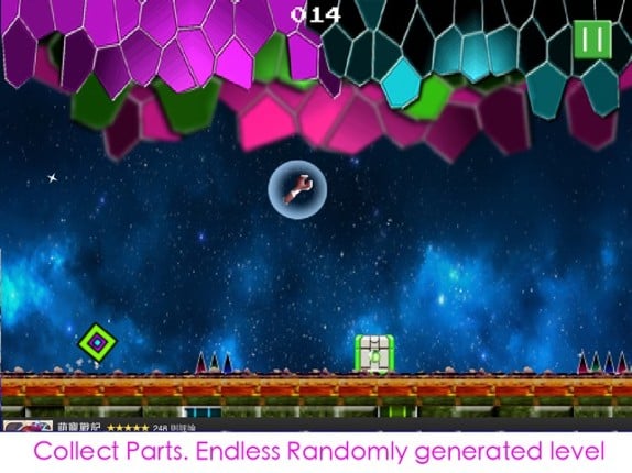 Block Space - Geometry Dash Space Image