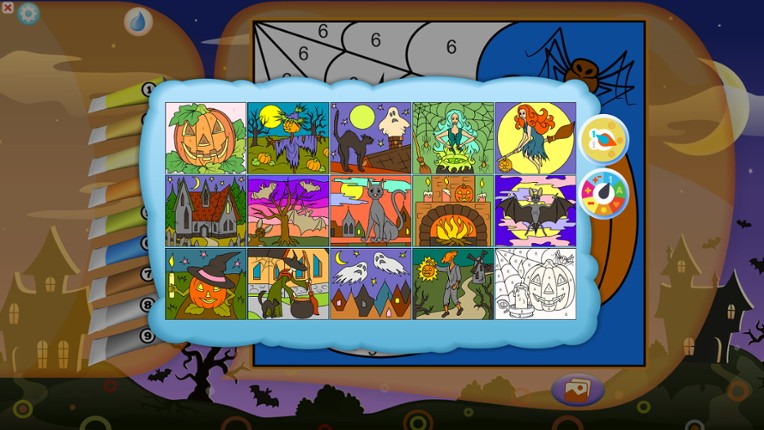 Color by Numbers - Halloween screenshot