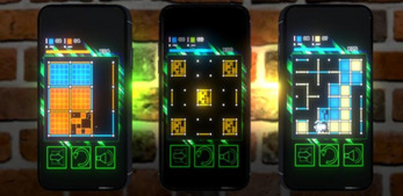 Dots And Boxes Neon Timbiriche Image