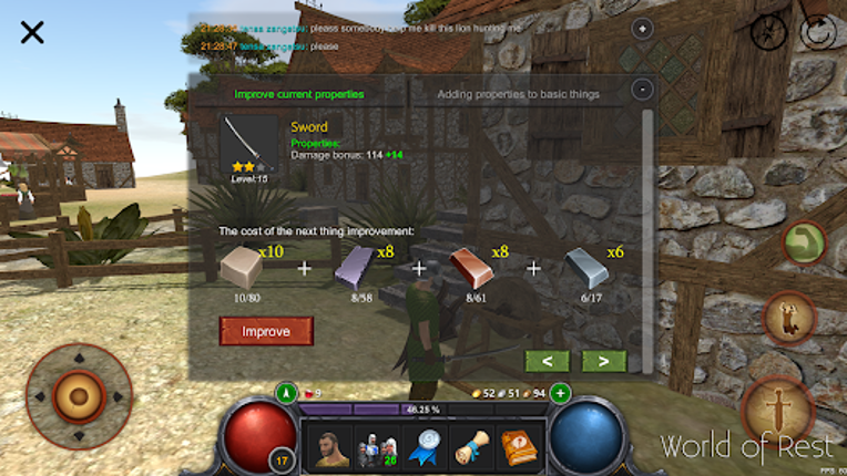 World Of Rest: Online RPG screenshot