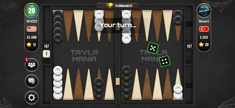 Backgammon Mania - Online screenshot