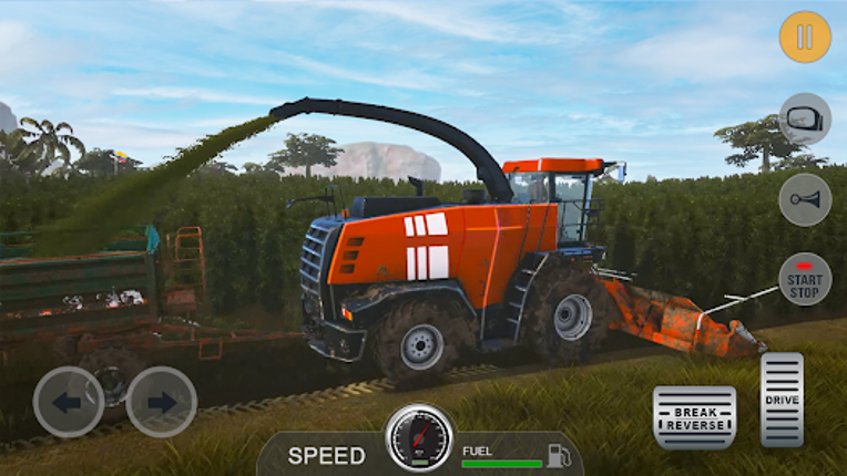 Village Driving Tractor Games screenshot