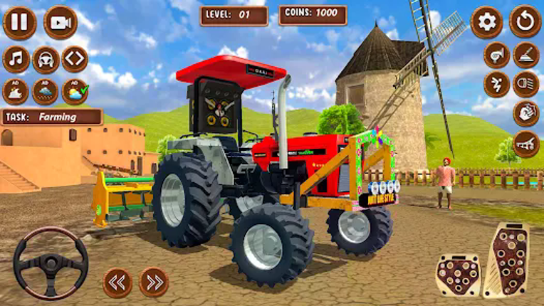 Tractor Game 3d Indian Farming Image