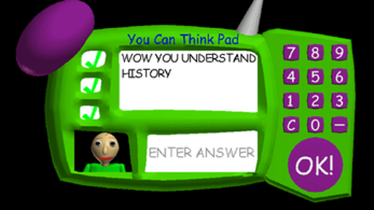Baldi's Basics Loves History screenshot