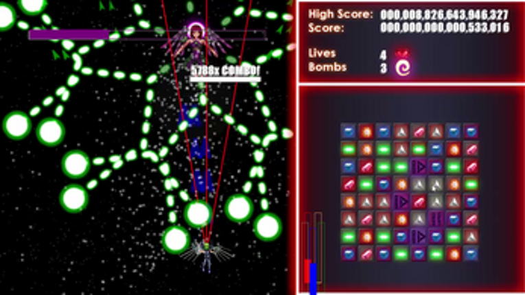 InfiniThanya (Space-Time, Bullet Hell, Puzzle) screenshot