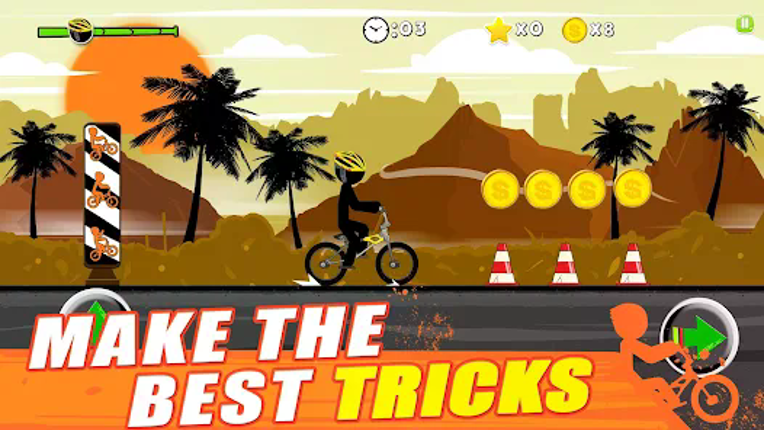 Stickman Bike : Pro Ride Image