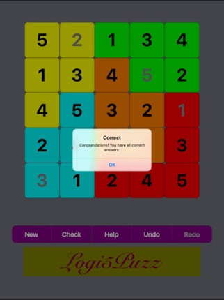 Logi5Puzz - 5x5 jigsaw Sudoku Image