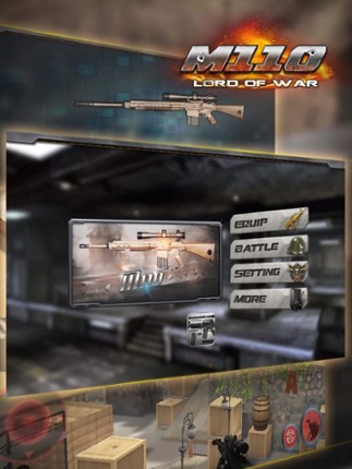 M110 the Sniper Rifle Gun Builder and Shooting Game by ROFLPlay screenshot