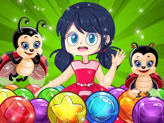 Miraculous Ladybug Bubble Shooter Game Cover