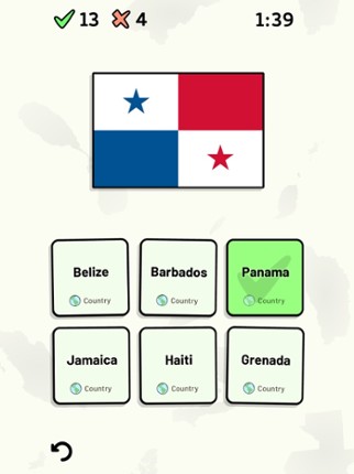 North American Countries Quiz screenshot