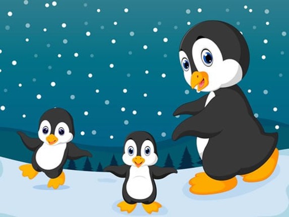 Winter Pinguins Memory Image