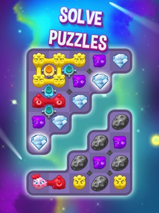 Aliens in Chains Space Puzzle screenshot