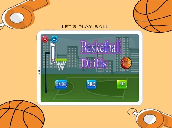 Basketball drills court kings screenshot