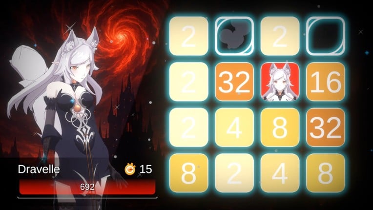 Battle Puzzle 2048 - Queens of the Abyss Image