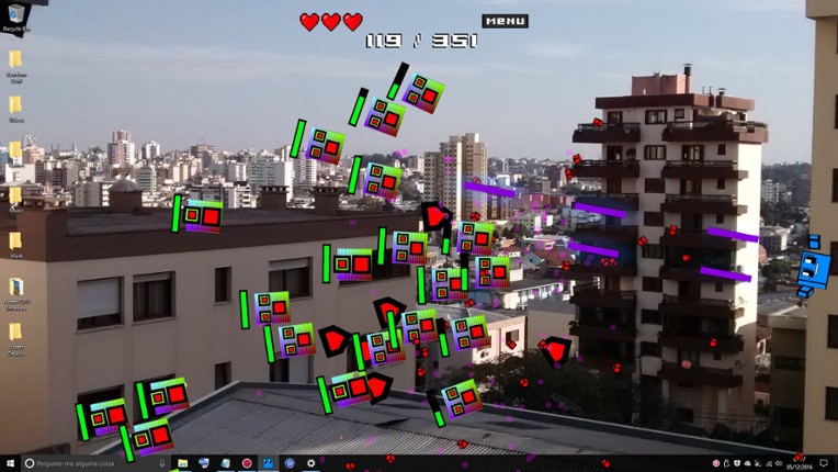 CPU Invaders screenshot