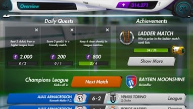 Futuball: Future Football Manager Game Image