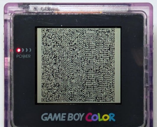 Game Boy QR-Paint Image
