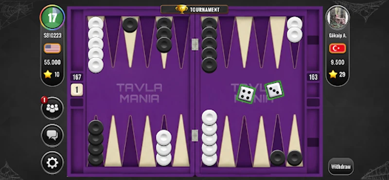 Backgammon Mania - Online screenshot