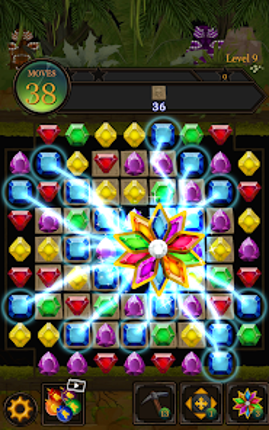 Secret Jungle - Match 3 Jewels screenshot