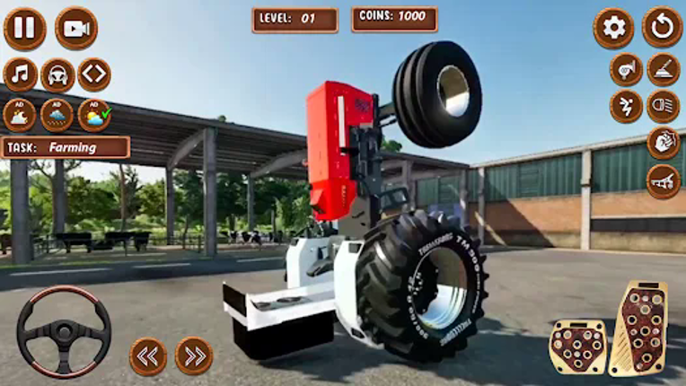 Tractor Game 3d Indian Farming screenshot