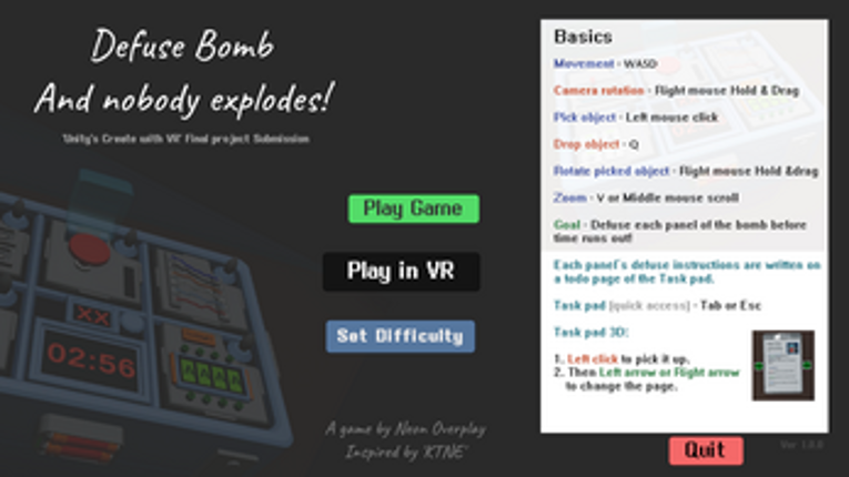 Defuse Bomb & nobody explodes! (plus VR) screenshot