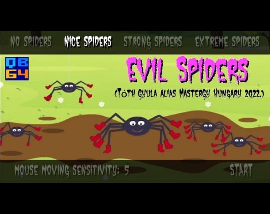 Evil Spiders Game Cover